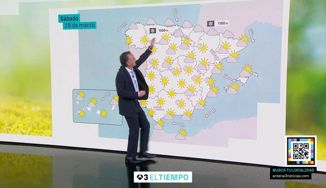 La previsi&oacute;n de Roberto Brasero para Semana Santa 