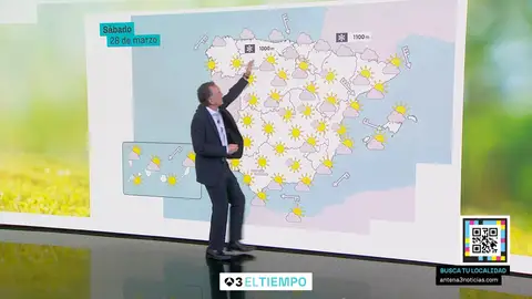 La previsión de Roberto Brasero para Semana Santa La previsión de Roberto Brasero para Semana Santa