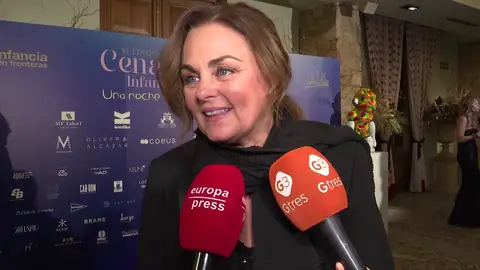 Carmen Morales con la prensa Carmen Morales con la prensa