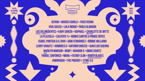 Line Up - Icónica Santalucía Sevilla Fest