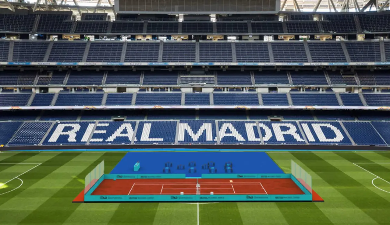 El Santiago Bernabéu se convertirá en una pista de tenis