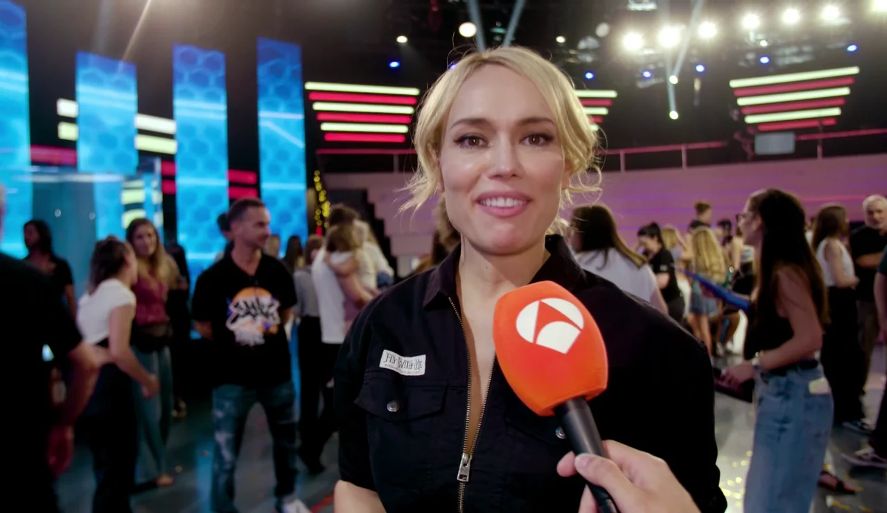 Patricia Conde, José Yélamo y Jessica Goicoechea tras la Gran Final de El Desafío
