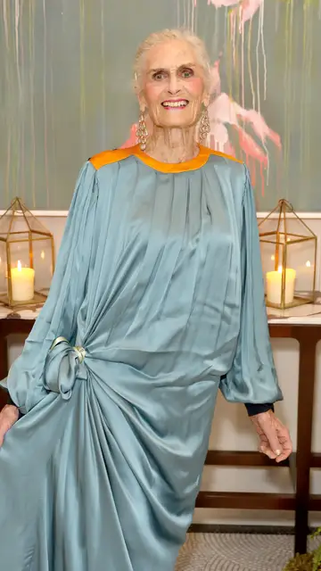 La modelo Daphne Selfe La modelo Daphne Selfe