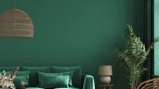 Casa decorada con tonos verde oliva Casa decorada con tonos verde oliva