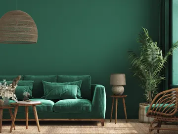 Casa decorada con tonos verde oliva Casa decorada con tonos verde oliva