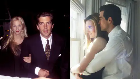 John F. Kennedy Jr. y Carolyn Bessette I Sarah Pidgeon y Paul Anthony Kelly en Love Story John F. Kennedy Jr. y Carolyn Bessette I Sarah Pidgeon y Paul Anthony Kelly en Love Story