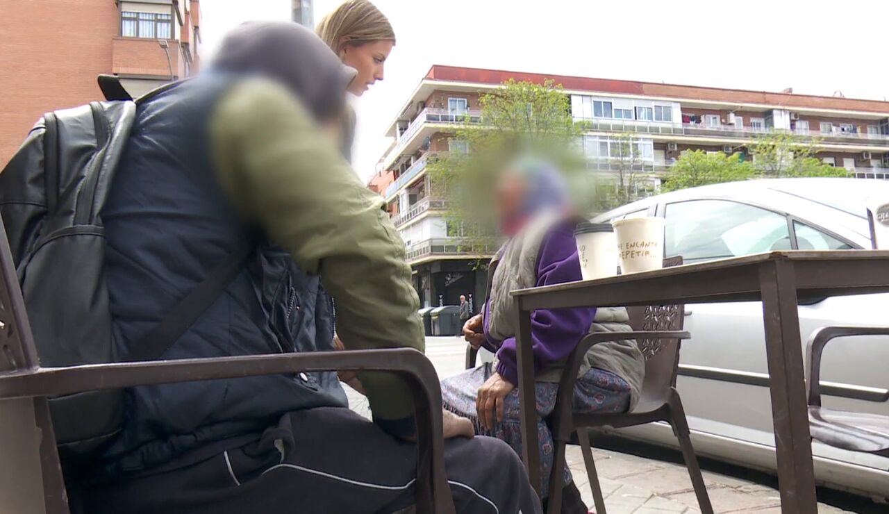 Imagen de las chabolas okupas 