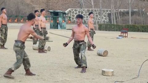 Maniobras en Corea del Norte