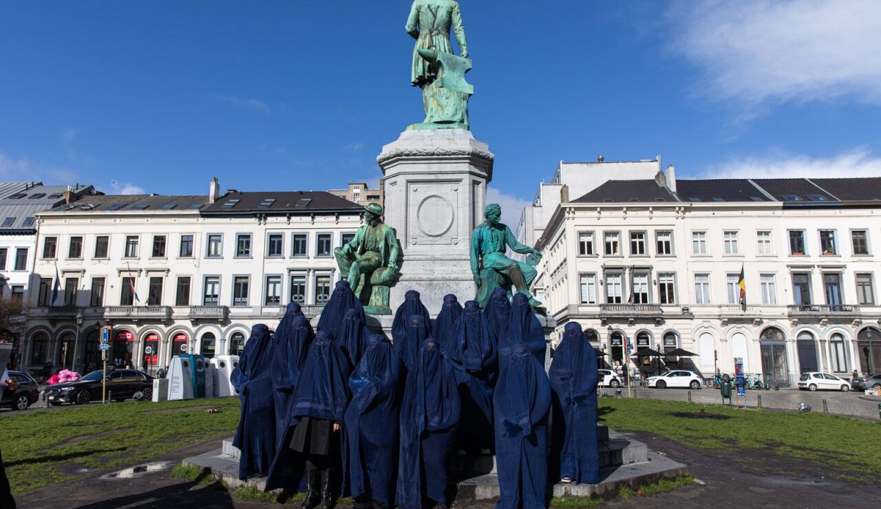 Mujeres afganas y espa&ntilde;olas alzan la voz en Bruselas por quienes no pueden hacerlo