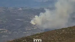 Imagen del incendio en Llimiana (Lleida) Imagen del incendio en Llimiana (Lleida) REMITIDA / HANDOUT por BOMBERS DE LA GENERALITAT Fotografía remitida a medios de comunicación exclusivamente para ilustrar la noticia a la que hace referencia la imagen, y citando la procedencia de la imagen en la firma 08/02/2026