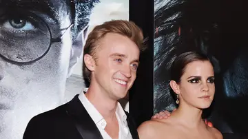 Tom Felton y Emma Watson Tom Felton y Emma Watson