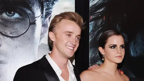 Tom Felton y Emma Watson Tom Felton y Emma Watson