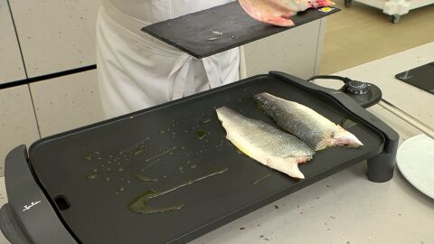 Haz las lubinas a la plancha