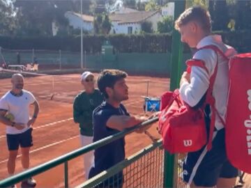 Se hace viral el gesto de Alcaraz en El Palmar que recuerda a Nadal 