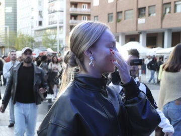 Ester Exp&oacute;sito en el concierto de Rosal&iacute;a