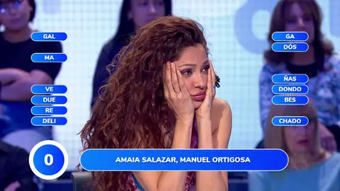 Neli, Andrés Suárez y Patricia Pérez sufren en las Palabras Cruzadas: “¡Qué difícil!” Neli, Andrés Suárez y Patricia Pérez sufren en las Palabras Cruzadas: “¡Qué difícil!”