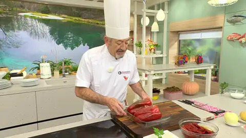 Hornea los pimientos 45 minutos Hornea los pimientos 45 minutos