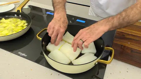 Frie los lomos de bacalao Frie los lomos de bacalao