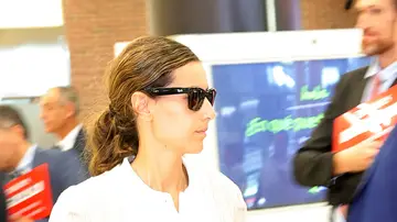 Ana Boyer en el aeropuerto Ana Boyer en el aeropuerto