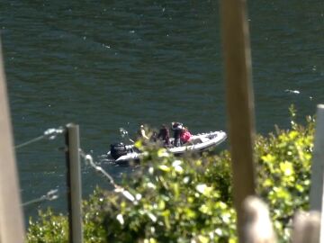 Lugar en el que se produce la b&uacute;squeda del joven en el R&iacute;o Mi&ntilde;o