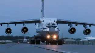 Avión de transporte militar ruso. Avión de transporte militar ruso.