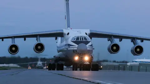 Avión de transporte militar ruso. Avión de transporte militar ruso.