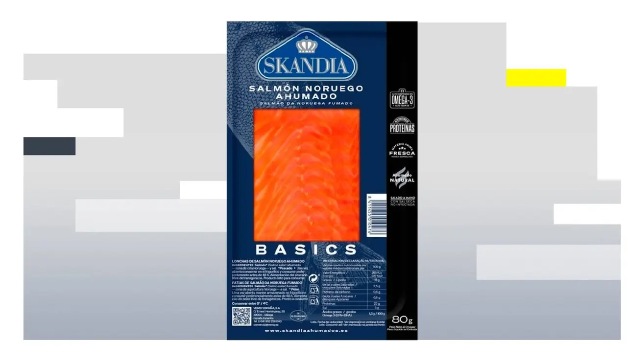 Salmón noruego ahumado 'Skandia'