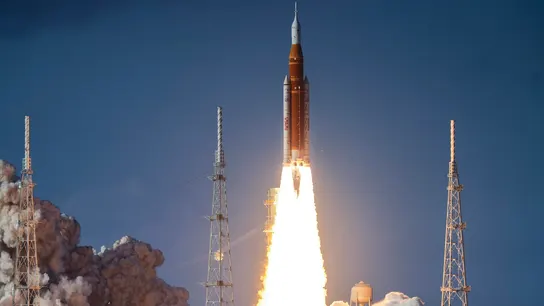 Lanzamiento del cohete de la misión Artemis II Lanzamiento del cohete de la misión Artemis II