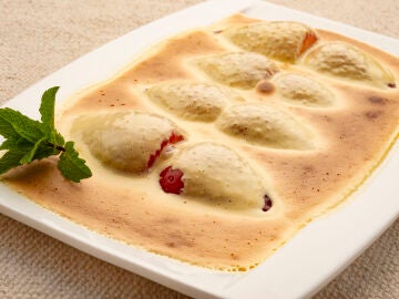 Fresas con sabay&oacute;n