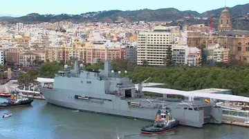 La legión llega a Málaga para la procesión del Cristo de Mena La legión llega a Málaga para la procesión del Cristo de Mena