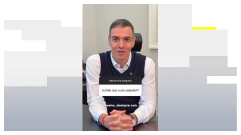 Pedro S&aacute;nchez en un v&iacute;deo subido a su cuenta de Instagram @sanchezcastejon