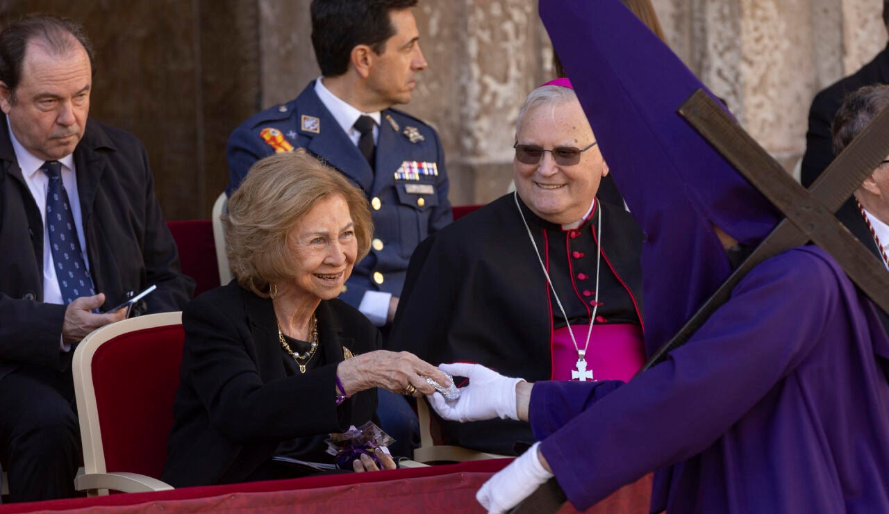 Imagen de la Reina Sof&iacute;a en Murcia 