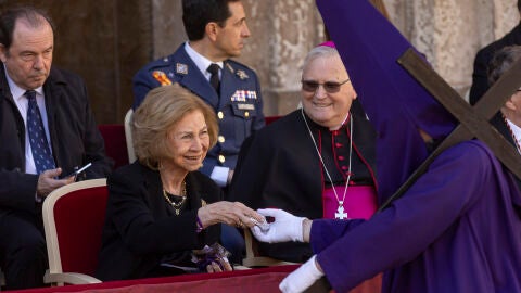 Imagen de la Reina Sof&iacute;a en Murcia 