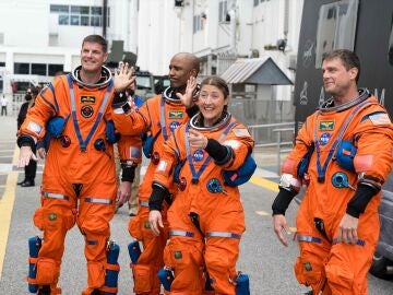 Los cuatro astronautas del Artemis II