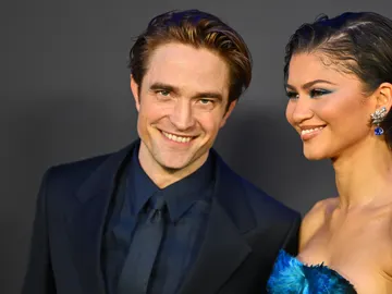 Robert Pattinson y Zendaya durante la promoción de The Drama Robert Pattinson y Zendaya durante la promoción de The Drama