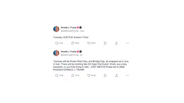 Mensajes de Trump en Truth Social Mensajes de Trump en Truth Social