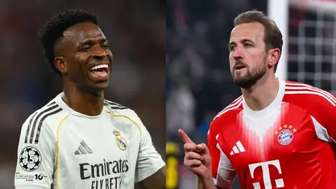 Vinicius y Kane, rivales en cuartos de final de la Champions Vinicius y Kane, rivales en cuartos de final de la Champions