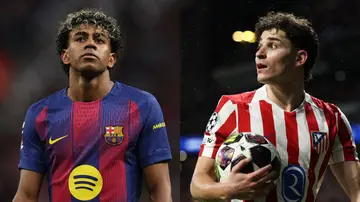 Lamine y Julián Álvarez Lamine y Julián Álvarez