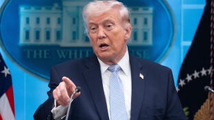 El presidente de Estados Unidos Donald Trump