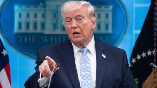 El presidente de Estados Unidos Donald Trump