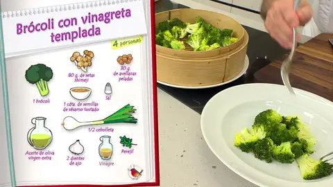 Ingredientes Brócoli con vinagreta templada Ingredientes Brócoli con vinagreta templada