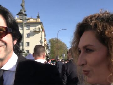 Estrella Morente y Javier Conde ante las c&aacute;maras