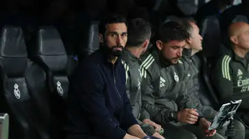 Arbeloa, en el partido ante el Bayern de Múnich Arbeloa, en el partido ante el Bayern de Múnich