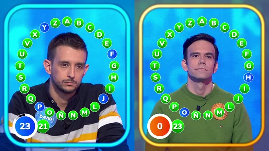 David se estrena en El Rosco con un empate a 23 que hace temblar a Javier David se estrena en El Rosco con un empate a 23 que hace temblar a Javier