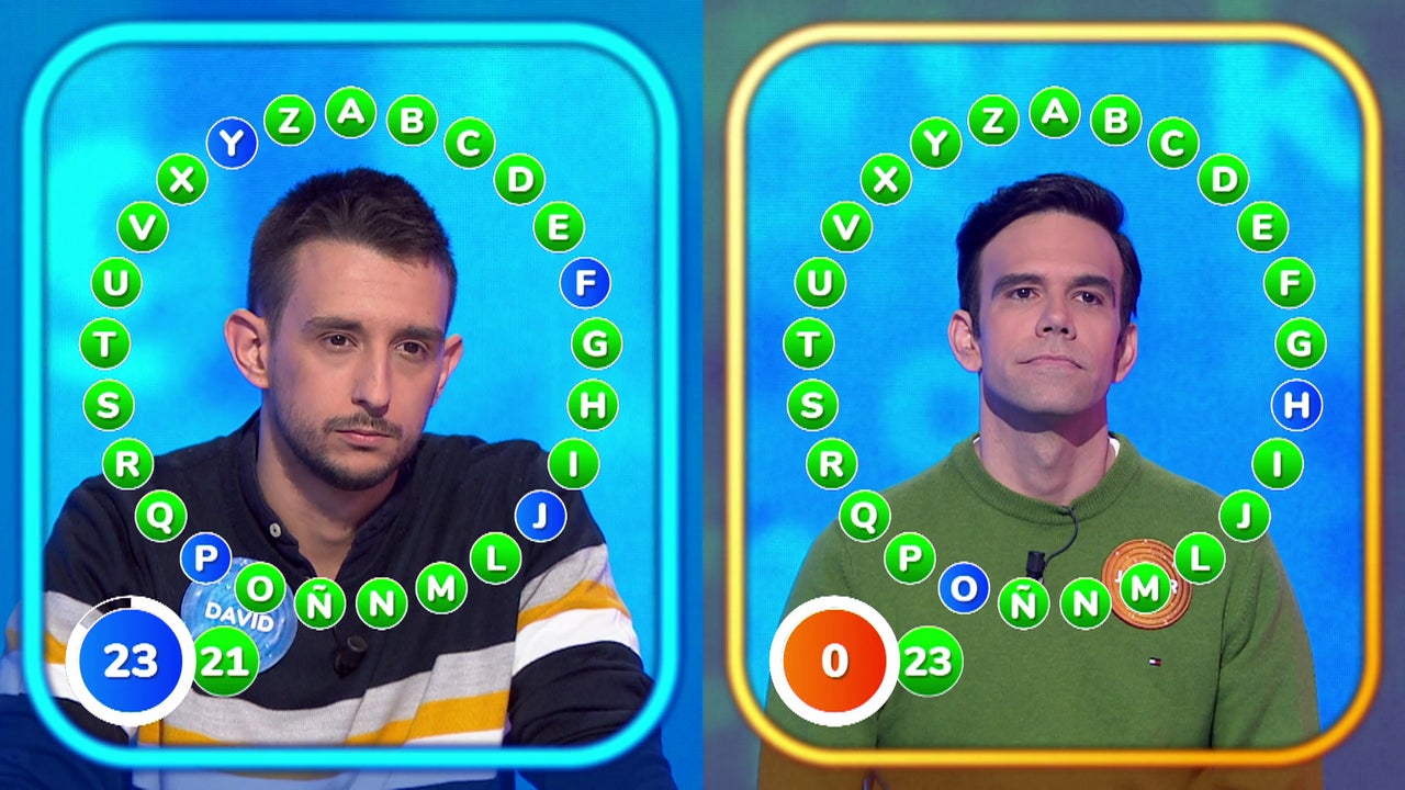 ¿Nuevo duelo histórico? David se estrena en El Rosco con un empate a 23 que hace temblar a Javier ¿Nuevo duelo histórico? David se estrena en El Rosco con un empate a 23 que hace temblar a Javier