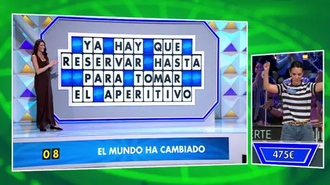 Amelia decide levantar el gajo ‘exprés’ para llevarse un panel de 475€ Amelia decide levantar el gajo ‘exprés’ para llevarse un panel de 475€