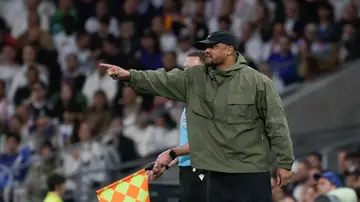 Vincent Kompany, en el Santiago Bernabéu Vincent Kompany, en el Santiago Bernabéu