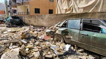 Al menos ocho muertos y decenas de heridos en un bombardeo israelí en Sidón, Líbano Al menos ocho muertos y decenas de heridos en un bombardeo israelí en Sidón, Líbano