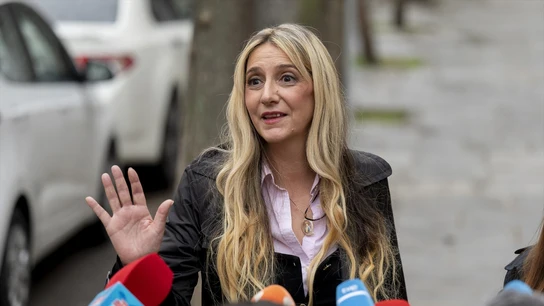 Ex Miss Asturias, Claudia Montes, a su llegada al Tribunal Supremo Ex Miss Asturias, Claudia Montes, a su llegada al Tribunal Supremo