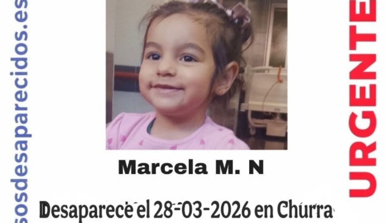 Imagen de la menor desaparecida en Murcia